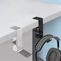 Miniatyrbilde 2 av 5: Metall Øretelefonholder - Universell Hodetelefonkrok - med Justerbar Klemme