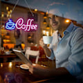 Miniatyrbillede 5 af 5: Kaffe Neon Skilt, LED Neon Lys Velegnet til Bar Salon Butik Vægdekoration, Fødselsdagsfest Dekoration