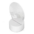 Miniatyrbilde 4 av 5: 3D LED Nattlampe Base med Akryl USB Drevet LED Dekorativ Lysbase for Soverom Stue Dekorasjon Hjort i Snøen