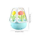 Miniatyrbilde 3 av 5: Tulip Nattlys LED Tulipandekorasjon Simuleringsblomst Soverom Bordlampe Atmosfære Dekorativ Lampe