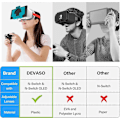 Pikkukuva 2 / 5: Säädettävät linssit VR-lasit virtuaalitodellisuuspelaamiseen Nintendo Switchille ja Switch OLED -mallille