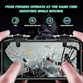 Miniatyrbild 2 av 5: PUBG Mobile Spelkontroll Trigger, Mobiltelefonkontroller L1R1 Knapp Trigger Känslig Skjut och Sikta för PUBG/Rules of Survival för Android och i