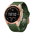 Miniatyrbillede 3 af 5: Til Garmin Fenix 7s/6s Pro/5s Plus/instinct 2s Udhulet Blomstermønster Silikone Urrem Justerbar Quick Release