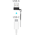 Miniatyrbild 2 av 5: USB C till USB Adapter, USB Hane till USB C Hona, Svart [2-Pack], Portabel USB C Stödjer Snabbladdning och Dataöverföring