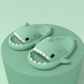 Miniatyrbild 1 av 5: Hajtofflor Halkfria Duschtofflor Badtofflor Mjuka Sommarsandaler för Flickor och Pojkar
