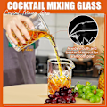 Miniatyrbilde 3 av 5: 4 stk. Krystall Cocktail Mikseglass med Tykk Bunn og Sømløs Design for Hjemmebartender 50 cl