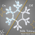 Miniatyrbild 3 av 5: Snowflake Window Light (38 cm)