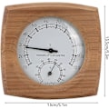 Miniatyrbild 4 av 5: Termometer/Hygrometer, inomhus Trä 2-i-1 för Bastu Bastu Termo-hygrometer Termometer Hygrometer Hamamtillbehör för Basturum