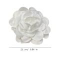 Miniatyrbild 3 av 5: (Grå) Stilfull Lapel Blomma Accessoar Trendig Satäng Blomma Broschnål Kragstift Ornament för Modeentusiaster Grå