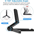 Miniatyrbillede 3 af 5: Tablet Stand til Skrivebord, Justerbar Bærbar Tablet Holder til iPad Samsung Galaxy og Kindle Fire Tablets, Telefonholder til Skrivebord til iPhone 13 12 1