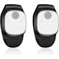 Miniatyrbilde 1 av 5: LED Hodelykt Brystlys 2-delt Løpelys med 4 Lysmoduser Sikkerhetslampe med Klips for Utendørs Sport Løping Camping
