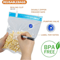 Miniatyrbild 4 av 5: Mat Vakuumförpackare Maskin, Automatisk Mat Vakuumförpackare med 10 Återanvändbara Vakuumpåsar för Sous Vide Matlagning och Matförvaring