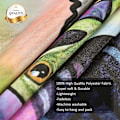 Pikkukuva 4 / 5: Sammakko Sieni Hippie Silmät Kuun Vaihe Abstrakti Seinävaate Huoneen Seinälle Ripustettava 180 x 235 cm