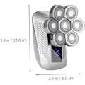 Miniatyrbild 7 av 8: 7-Blads Elektrisk Rakapparat för Män Digital Display Trimmer Vattentät Ansiktsrakhyvel Hårtrimmer för Män