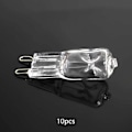 Miniatyrbilde 3 av 5: 10 stk 18W halogenlamper G9 pærer universal, energibesparende, varmhvit, hengende bordlampe lysekrone