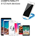 Miniatyrbilde 3 av 5: Hvit 4-pakning Universal Mobiltelefon- og Nettbrettholder 4\" til 12\"