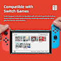 Miniatyrbild 3 av 4: (Pikachu) Joycon Trådlös Handkontroll För Nintendo Switch, Stödjer Väckningsfunktion, Vänster Höger Fjärrkontroller Med Handledsrem Pikachu