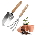 Miniatyrbilde 2 av 5: Slitesterk hagespade i rustfritt stål, korrosjonsbestandig design for langvarige hageoppgaver