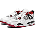 Miniatyrbilde 3 av 5: (A4rød Hvit 8 UK) Bebetter Herre Air 4 Retro Klassiske Skatesko - Svarte Fitness Treningssko for Basketball Casual Sneakers 8 UK