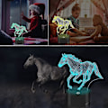 Miniatyrbild 3 av 4: Häst Illusion 3D med fjärrkontroll 16 färger/dimning/timerfunktion, födelsedagspresent för damer, barn, pojkar, flickbebisar