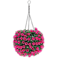 Miniatyrbild 1 av 5: Solcellsdriven blomsterboll - LED-gräsmatta dekor för trädgårdar/bröllop