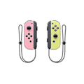 Miniatyrbild 1 av 5: (Rosa Gul) Joycon Trådlös Handkontroll För Nintendo Switch, Stödjer Väckningsfunktion, Vänster Höger Fjärrkontroller Med Handledsrem Pink Yellow