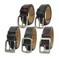 Miniatyrbillede 4 af 5: 38 mm læderbælte i fuldnarv med spænde i vintage-stil