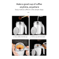Miniatyrbild 5 av 5: 304 Rostfritt Stål Automatisk Magnetisk Elektrisk Kaffebryggare med Omrörningskopp för Kaffe 380ML