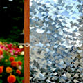 Pikkukuva 1 / 5: (45x200cm) 3D Koristeellinen Ikkunakalvo Itseliimautuva Läpinäkymätön Ei Liimaa Ikkunakalvo Glitter