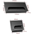 Pikkukuva 4 / 5: 3 kpl Neliömäinen johdinläpivientikansi 80x80mm+80x160mm upotettavaksi pöydän kaapelijärjestäjään huonekaluille Musta anodisoitu alumiininen kaapelin läpivienti Ca