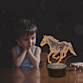 Miniatyrbild 4 av 4: Häst Illusion 3D med fjärrkontroll 16 färger/dimning/timerfunktion, födelsedagspresent för damer, barn, pojkar, flickbebisar