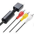 Pikkukuva 2 / 5: RCA Audio Video -kaapeli pelikonsolitarvike AV-kaapeli PS1 PS2 PS3 Playstation 1,8 m