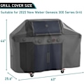 Miniatyrbild 2 av 5: Grillöverdrag för Nya 2022 Weber Genesis 400-serien 4-brännare Gasolgrill Utomhus Vattentät, 7758 Passar Genesis E-425s