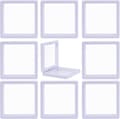 9 st Flytande Tunnfilmsdisplaybox, ABS-ram Displayfodralhållare 9cm x 9cm x 2cm