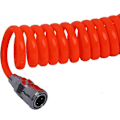 Miniatyrbillede 4 af 4: 6M 19,7ft 8mm x 5mm PU Fleksibel Luftkompressor Pneumatisk Spiral Slange