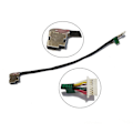 Miniatyrbillede 2 af 5: DC Strømstik Ledningsnet Kabel til Pavilion 15 AB Serien 799749 F17 Stikkabel Konnektorer