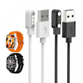 Miniatyrbilde 2 av 5: Ladekabel for Colmi C81 Ladekabeldokk Stativkabel Smartklokker 60cm Lengde Lader Svart