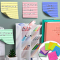 Miniatyrbild 4 av 5: Linjerade självhäftande lappar | 4-pack | 100 ark per block