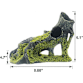 Miniatyrbilde 5 av 5: Akvarium Ornament Gjemmested for Fisk