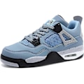 Pikkukuva 1 / 2: (A4blue 1 8 UK) Bebetter Miesten Air 4 Retro Klassiset Skeittikengät - Mustat Kuntoilukengät Koripalloon Vapaa-ajan Tennarit 8 UK
