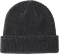 Stickad mössa för män kvinnor varma vinterhattar upprullade mössor Skull Cap akryl Watch Hat mörkgrå