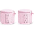 Miniatyrbilde 1 av 5: Undertøy Vaskenett Vaskemaskinpose BH Mesh Vaskepose 2 STK Gjenbrukbar Vaskemaskinpose med Glidelås for BH (Rosa)