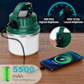 Miniatyrbillede 2 af 5: Mini Solarlampe - 5500mAh Nødlys til Strømafbrydelser
