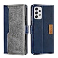 Miniatyrbillede 1 af 5: Til Samsung Galaxy A23 5G Kontrastfarve Side Spænde Læder Telefon Cover