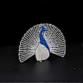 Miniatyrbillede 3 af 5: Hval Moderne Dekorativ LED Lampe Påfugl Træ Ornament Dyre Natlampe Klub Multifunktionel Praktisk DIY Smuk og