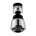Miniatyrbild 4 av 4: Munstycke till kran - 360° roterande kökskranadapter - silver