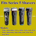 Miniatyrbilde 3 av 6: 52S Erstatningshode for Braun Series 5 Elektrisk Barbermaskin