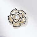 Miniatyrbild 2 av 5: Kamelia Blombrosch för Kvinnor - Pärl- & Strass-emaljsmycken för Modeaccessoarer