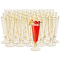 Miniatyrbillede 1 af 5: 50-pak Genanvendelige Champagneglas - 150 ml Plastikfestglas til Bryllupper/Begivenheder