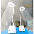 Miniatyrbilde 5 av 5: Sammenleggbar Øyebeskyttelse Bordlampe LED Husholdningsleselampe (3 Fargetemperaturer + USB-kabel)